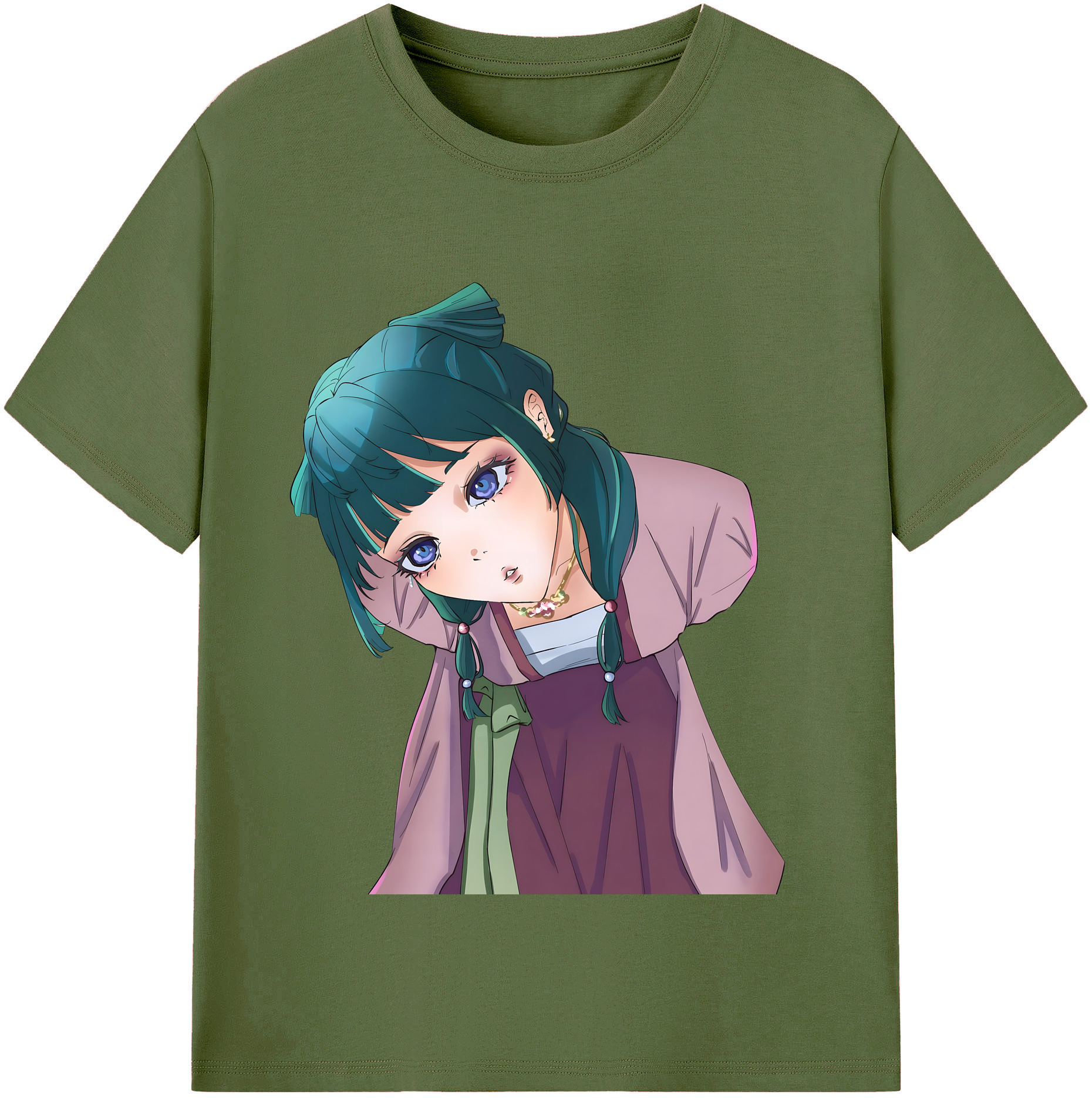 （画像用） 薬屋のひとりごと The Apothecary Diaries 綿100％半袖Tシャツ（フロントプリント）